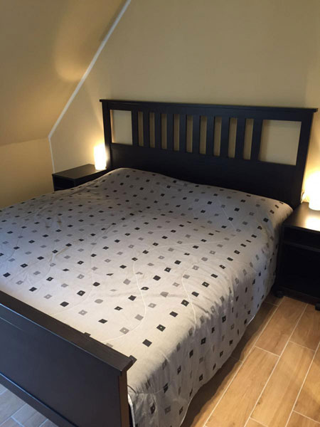 Schlafzimmer im Fischerdorf Ditzum